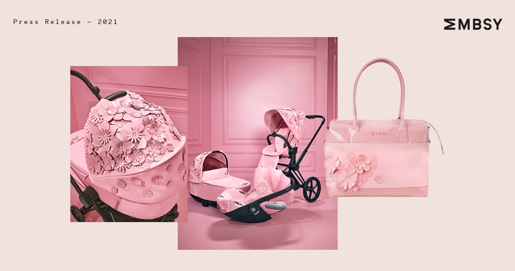 Cybex hotsell floral pram